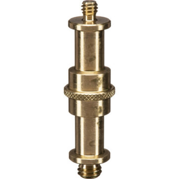 Manfrotto 013 Adapter Spigot Standard Brass 6.8cm 2x 16mm stud 3/8in & 1/4in m