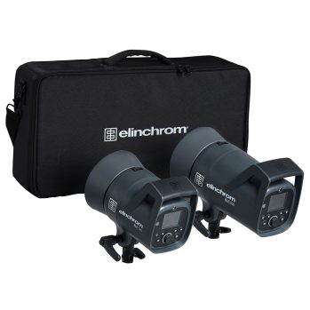 Elinchrom ELC 125/500 Studio Flash Set W/Bag No Transmitter
