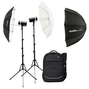 GODOX AD300Pro TWO HEAD UMB/SB KIT WITH CARRY BAG