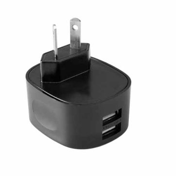 ROCK SOLID DUAL USB TO AC WALL ADAPTER 2.1A OUTPUT