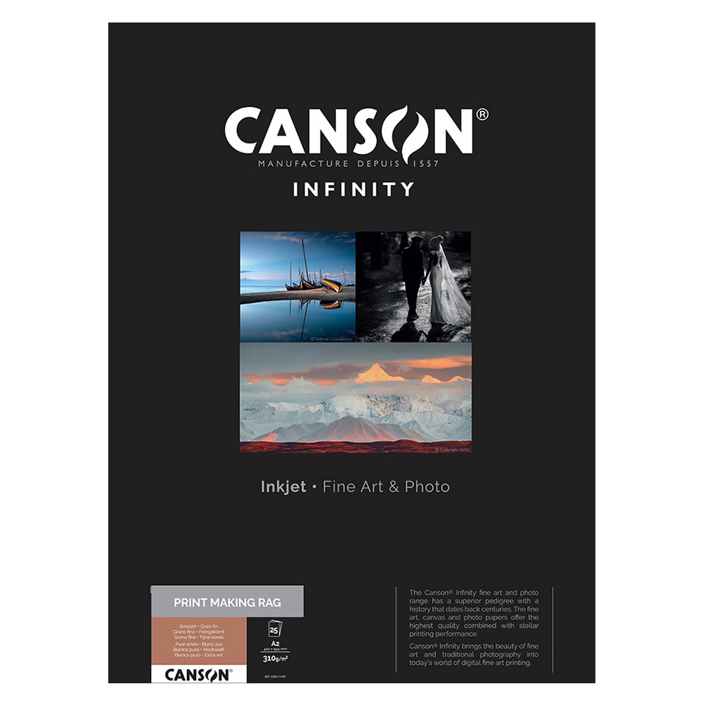 CANSON PRINTMAKING RAG 310gsm A2 X 25 SHEETS