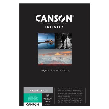 Canson Aquarelle Rag 310 A3+ 25 Sheet