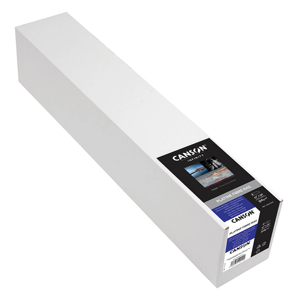 CANSON PLATINE FIBRE RAG 310gsm 432mm X 15.2m