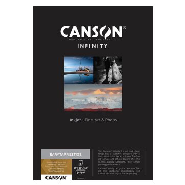 Canson Baryta Prestige 340 A3+ 25 Sheet