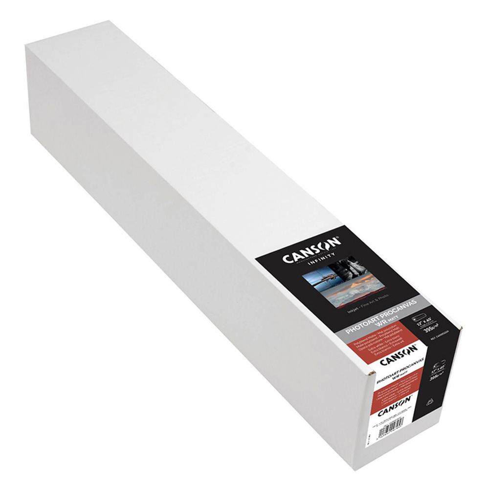 CANSON PROCANVAS MATTE POLY-COTTON 432mm x 12.2m