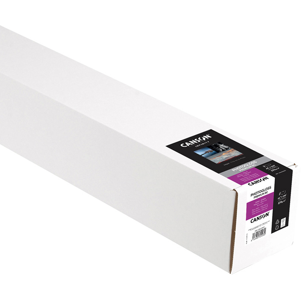CANSON PHOTOGLOSS PREM RC 270gsm 1118mm X 30m