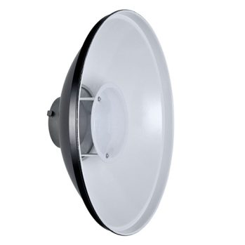 HIRE â 40cm Beauty Dish (White) (S mount)