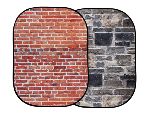 Lastolite BG URBAN Brick Stone 1.5x2.1m Double Sided Background