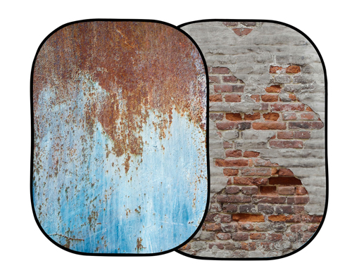 Lastolite BG URBAN Rust Plaster 1.5x2.1m Double Sided Background