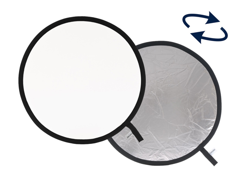 Lastolite Reflector 95cm Silver & White Round Collapsible incl Bag