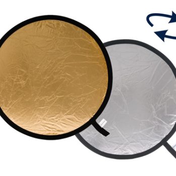 Lastolite Reflector 95cm Silver & Gold Round Collapsible inc