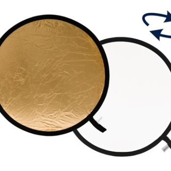 Lastolite Reflector 120cm Gold & White Round Collapsible inc