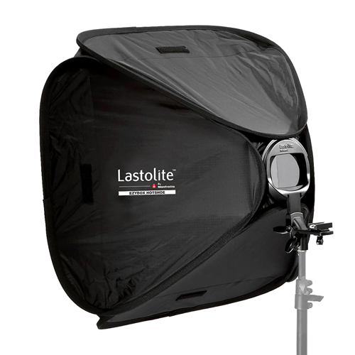 Lastolite Softbox Ezybox 76cm for flash incl Hotshoe and Bracket for