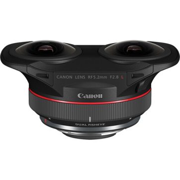 Canon RF52DUALFISH, RF 5.2mm f/2.8L Dual Fisheye VR lens