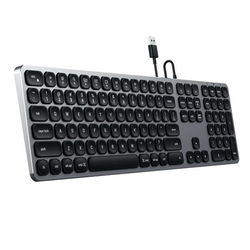 SATECHI Wired Keyboard for MacOS USB-A - Space Grey