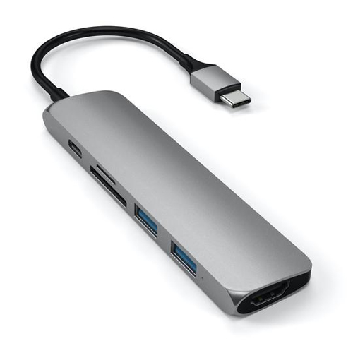 Satechi Slim USB-C MultiPort Adapter Version 2 (Space Grey)